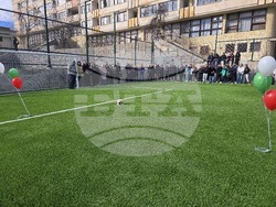 Сандански - откриване на спортна площадка за футбол в Спортно училище "Пейо Яворов"