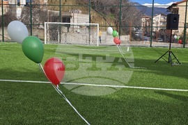 Сандански - откриване на спортна площадка за футбол в Спортно училище "Пейо Яворов"