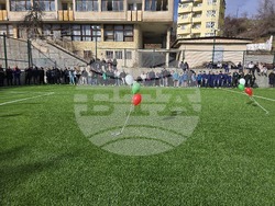 Сандански - откриване на спортна площадка за футбол в Спортно училище "Пейо Яворов"