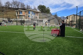 Сандански - откриване на спортна площадка за футбол в Спортно училище "Пейо Яворов"