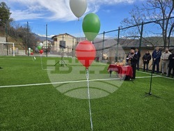 Сандански - откриване на спортна площадка за футбол в Спортно училище "Пейо Яворов"