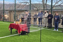 Сандански - откриване на спортна площадка за футбол в Спортно училище "Пейо Яворов"