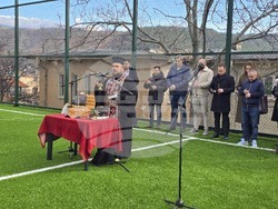 Сандански - откриване на спортна площадка за футбол в Спортно училище "Пейо Яворов"