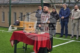 Сандански - откриване на спортна площадка за футбол в Спортно училище "Пейо Яворов"