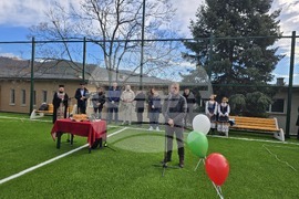 Сандански - откриване на спортна площадка за футбол в Спортно училище "Пейо Яворов"