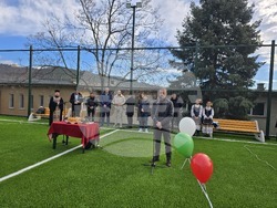 Сандански - откриване на спортна площадка за футбол в Спортно училище "Пейо Яворов"