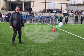 Сандански - откриване на спортна площадка за футбол в Спортно училище "Пейо Яворов"