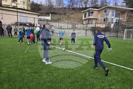 Сандански - откриване на спортна площадка за футбол в Спортно училище "Пейо Яворов"