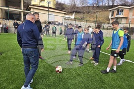 Сандански - откриване на спортна площадка за футбол в Спортно училище "Пейо Яворов"