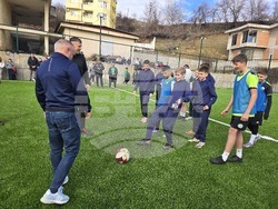 Сандански - откриване на спортна площадка за футбол в Спортно училище "Пейо Яворов"