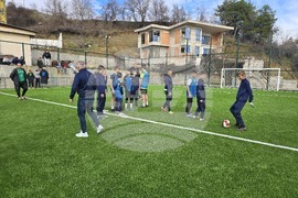 Сандански - откриване на спортна площадка за футбол в Спортно училище "Пейо Яворов"