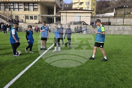 Сандански - откриване на спортна площадка за футбол в Спортно училище "Пейо Яворов"