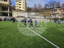 Сандански - откриване на спортна площадка за футбол в Спортно училище "Пейо Яворов"
