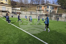 Сандански - откриване на спортна площадка за футбол в Спортно училище "Пейо Яворов"