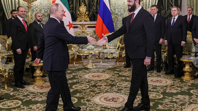 Путин похвали Аш Шараа за напредъка по възстановяването на териториалната цялост на Сирия