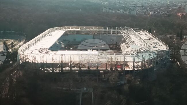 ЦСКА показа как напредва строежа на новия стадион
