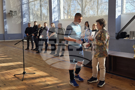 Свищов - ученически спортни игри - награждаване