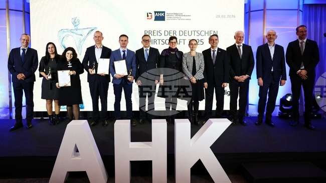 Германо-Българската индустриално-търговска камара отличи компаниите с най-голям принос за развитието на двустранните икономически отношения 