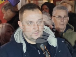 Северна Македония - Скопие - протест с искане за увеличаване на заплатите