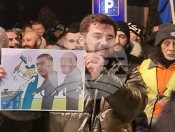 Северна Македония - Скопие - протест с искане за увеличаване на заплатите