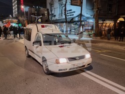 Северна Македония - Скопие - протест с искане за увеличаване на заплатите