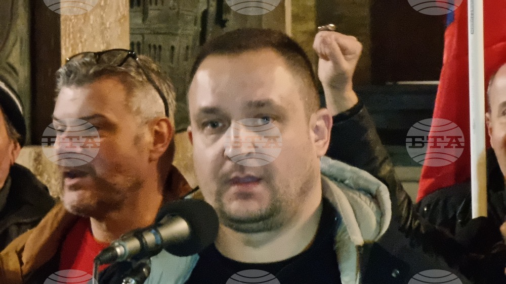 Северна Македония - Скопие - протест с искане за увеличаване на заплатите