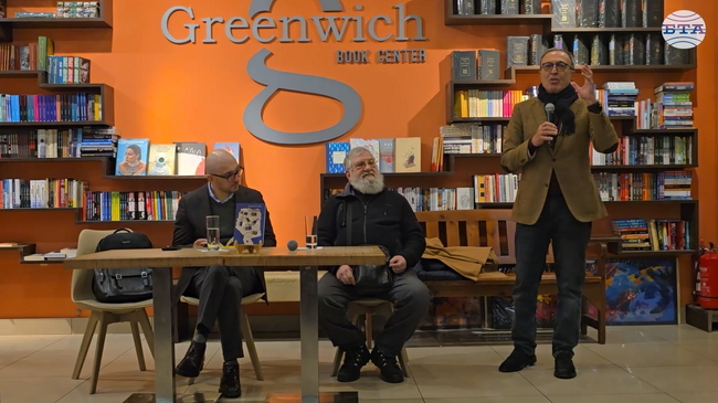 Киото е носталгия към бъдещето, каза Деян Енев на представянето на новата си книга с разкази