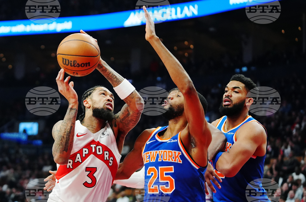 Knicks Raptors Basketball