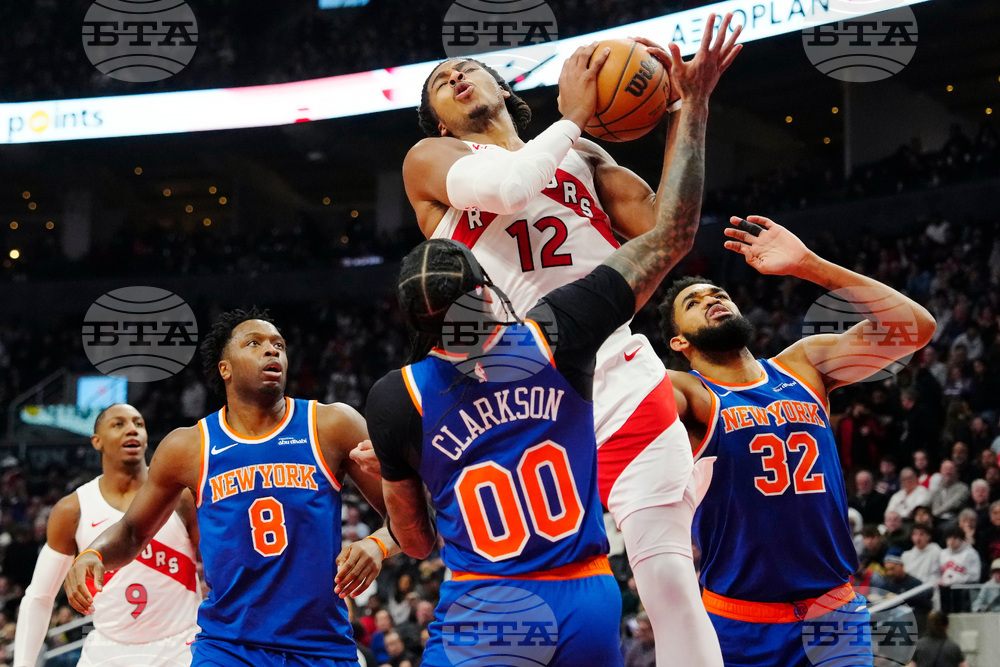 Knicks Raptors Basketball
