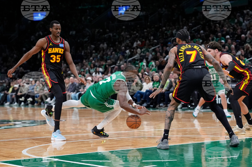 Hawks Celtics Basketball