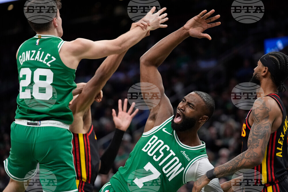 Hawks Celtics Basketball