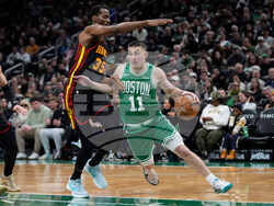 Hawks Celtics Basketball