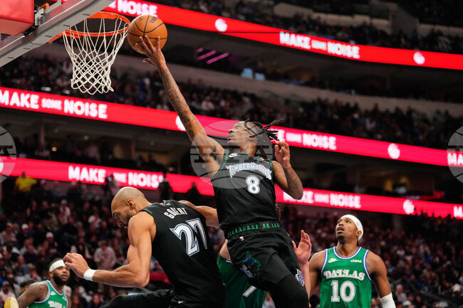 Timberwolves Mavericks Basketball