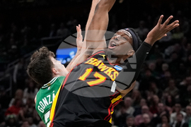 Hawks Celtics Basketball