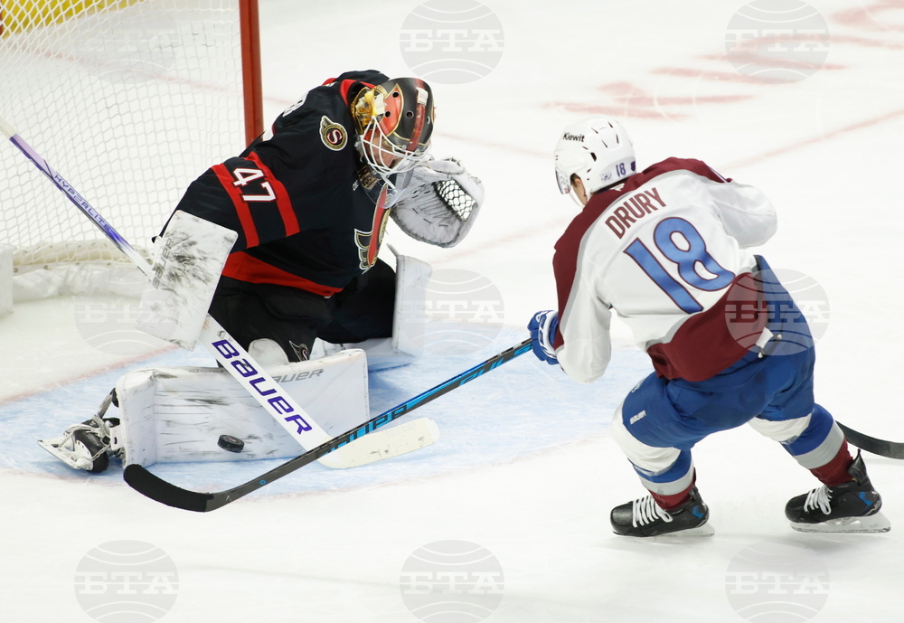 Avalanche Senators Hockey