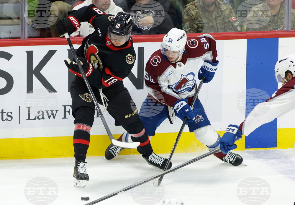 Avalanche Senators Hockey