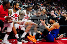 Knicks Raptors Basketball