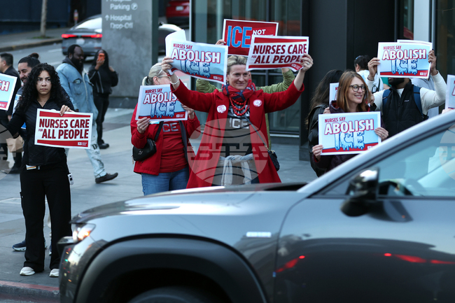 Anti ICE Vigil San Francisco