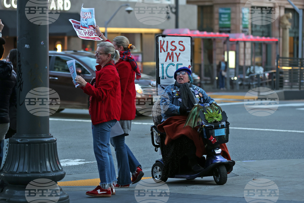 Anti ICE Vigil San Francisco