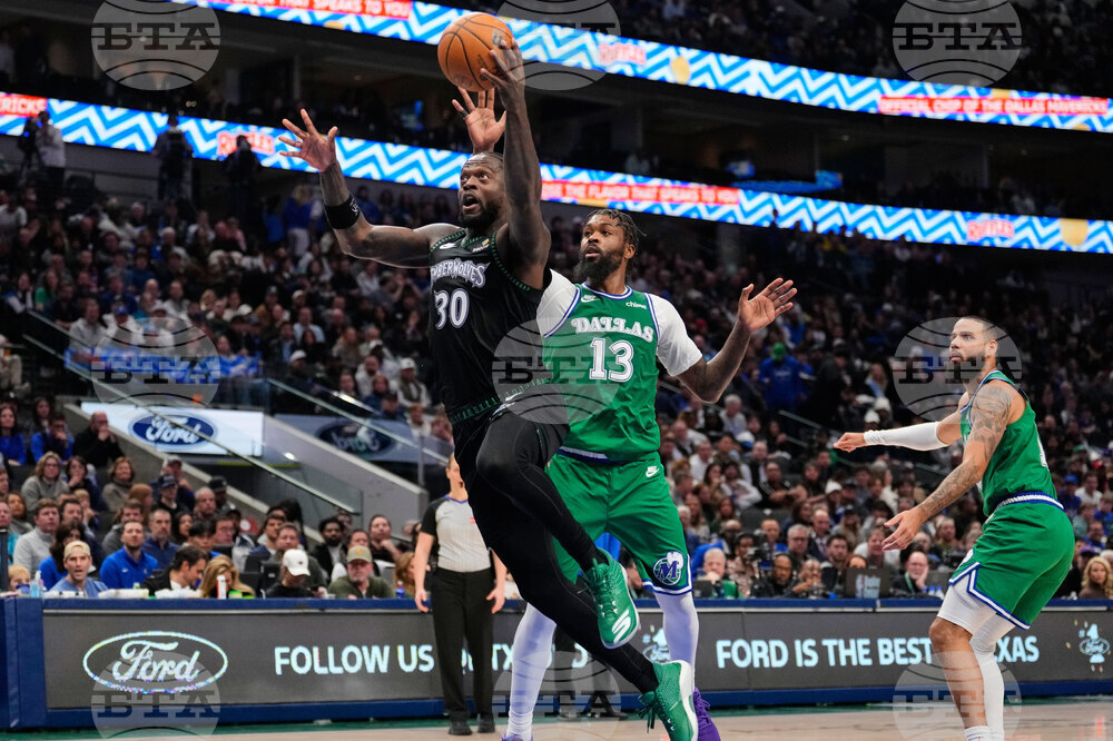 APTOPIX Timberwolves Mavericks Basketball