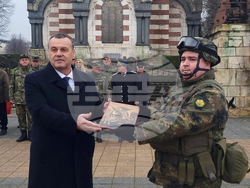 Плевен - изпращане на военен контингент - церемония