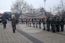 Плевен - изпращане на военен контингент - церемония