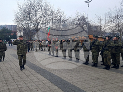 Плевен - изпращане на военен контингент - церемония