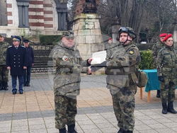Плевен - изпращане на военен контингент - церемония