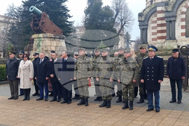 Плевен - изпращане на военен контингент - церемония
