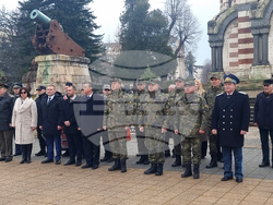 Плевен - изпращане на военен контингент - церемония