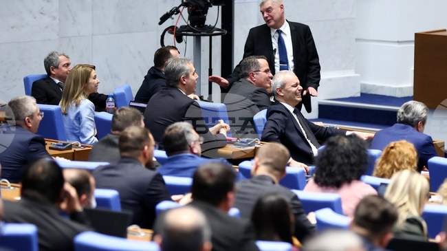 Парламентът започна работа с три декларации на парламентарни групи