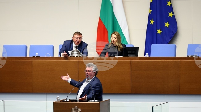 National Assembly Chair Imposes Reprimand on CC-DB MP Manol Peikov for Disrupting Order