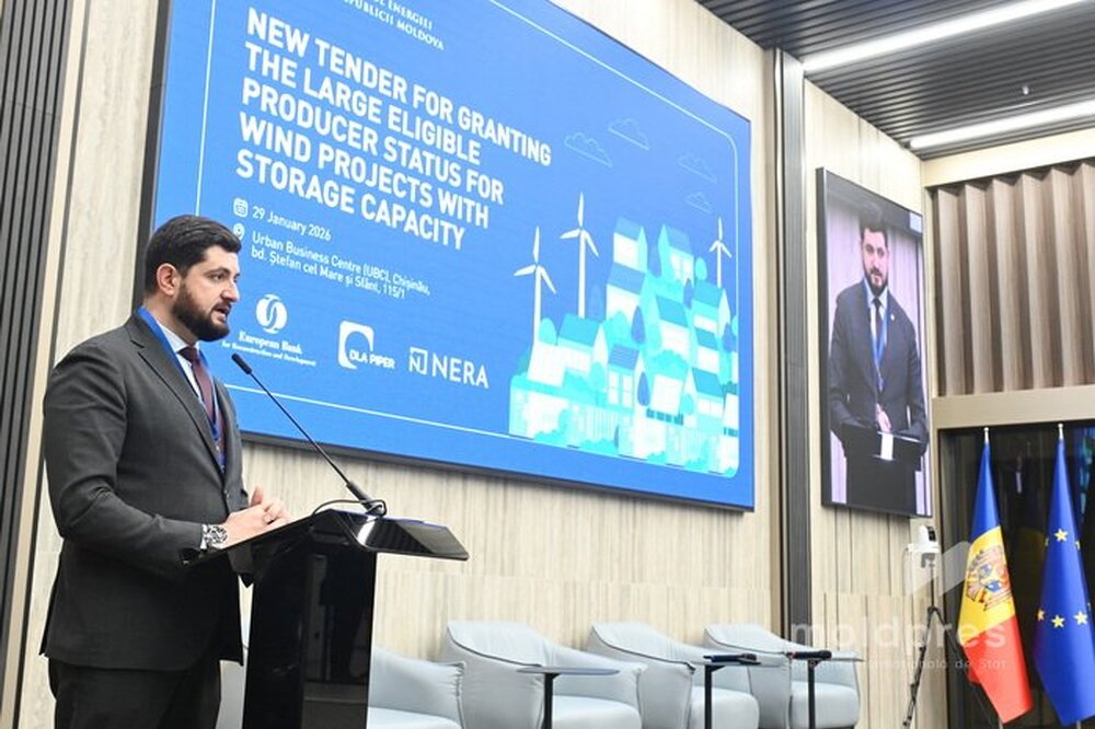 МОЛДПРЕС: Молдова стартира нов търг за големи вятърни електроцентрали