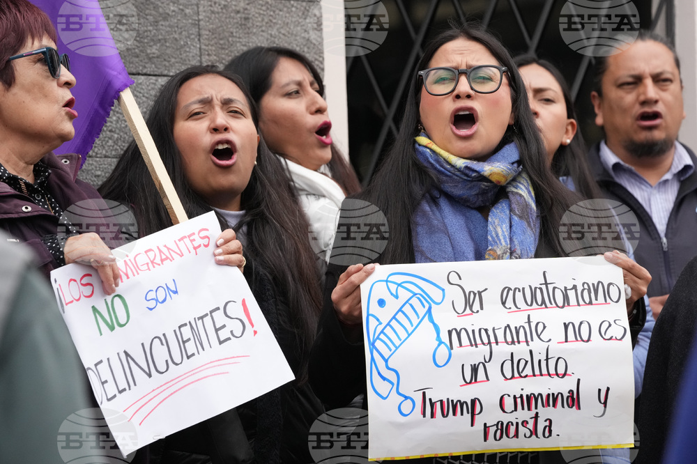 Ecuador US Immigration Protest